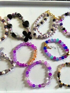 Multi-Coloured Lot of Bracelets